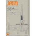 thumbnail image 1 of Collector - Star Wars The Force Awakens - X-Wing (24x36) Laminated Poster Print (22 x 34), 1 of 1
