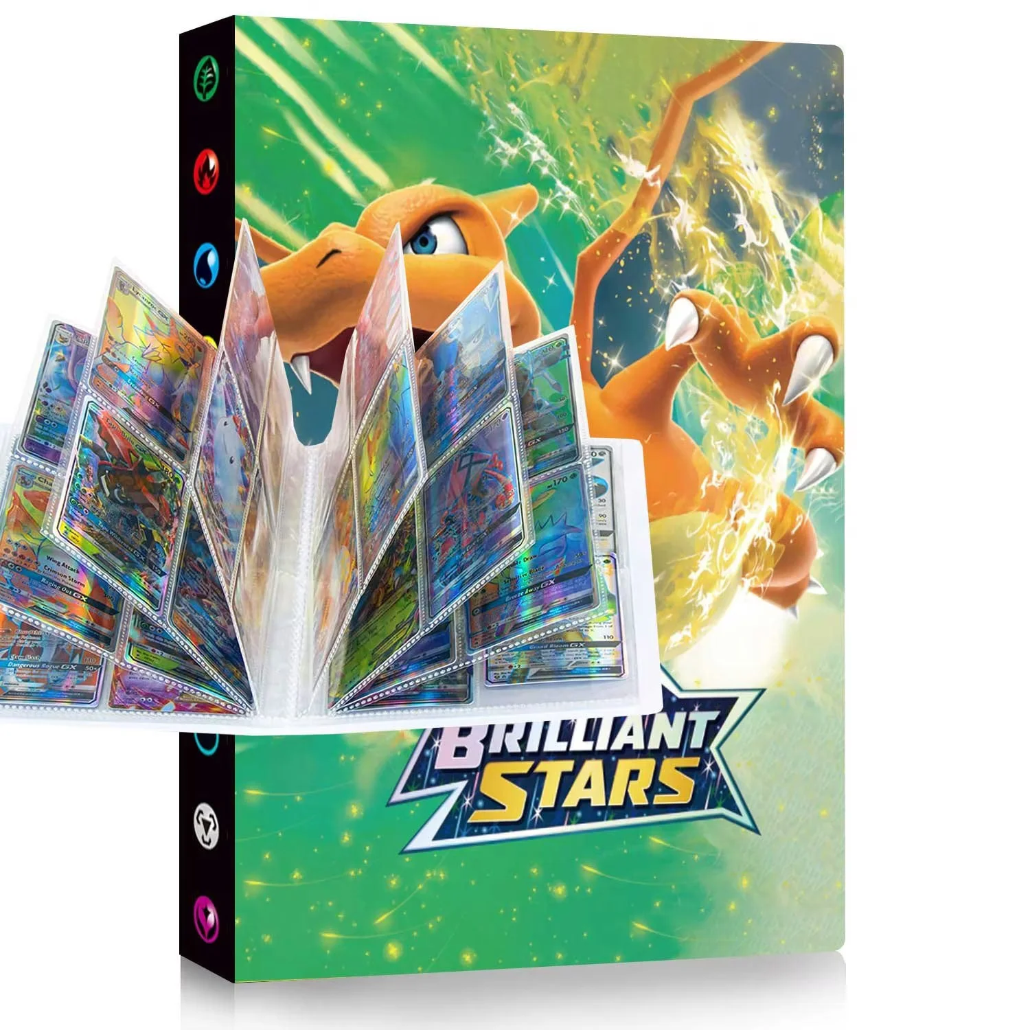 Collector card binder, Trading Card Holder Card Album Binder, 4-Pocket ...