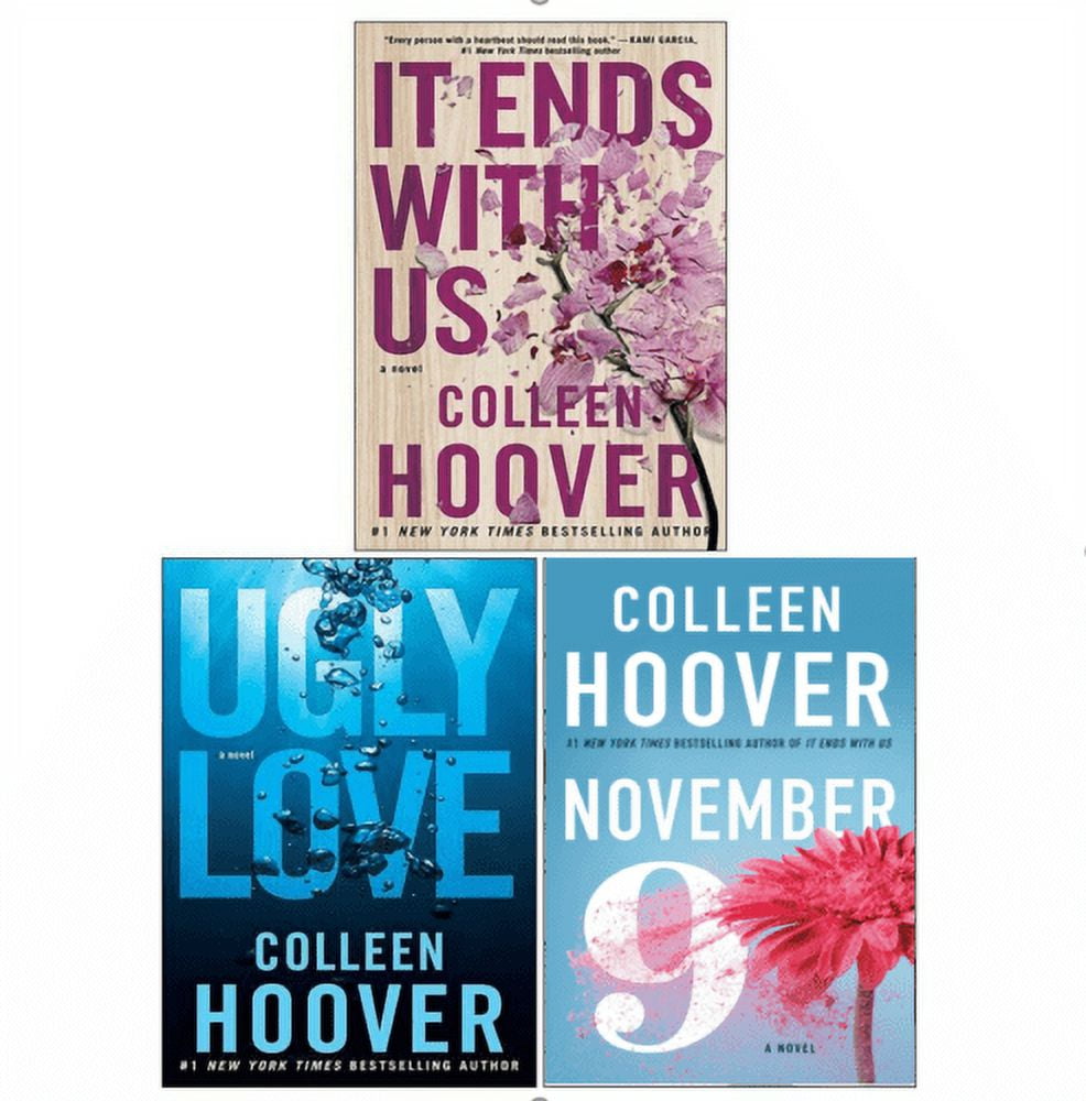 Colleen Hoover Collection 4 Books Set (It Ends With Us, Ugly Love