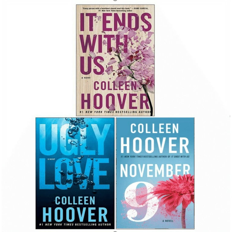 Colleen Hoover 3 Books Collection Set (November 9, Ugly Love, It