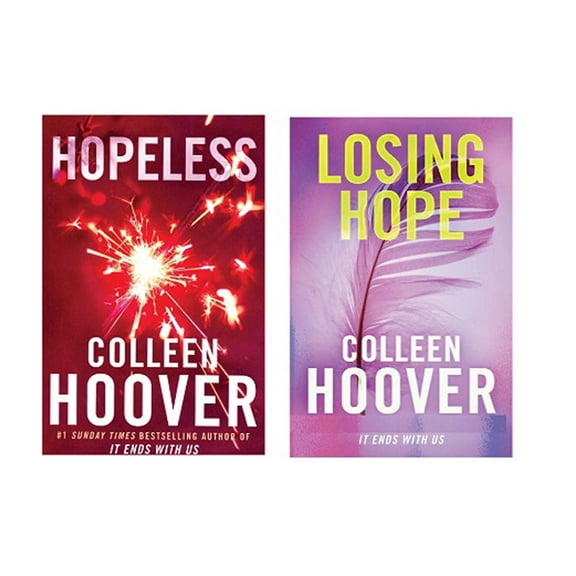 Colleen Hoover: Hopeless & Losing Hope 2 Books Collection Set - Fiction - Paperback