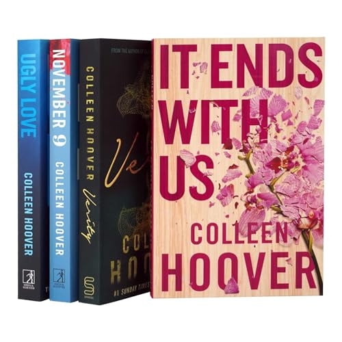 Pre-Owned Colleen Hoover Collection 4 Books Set (It Ends With Us, Ugly Love, November 9, Verity)