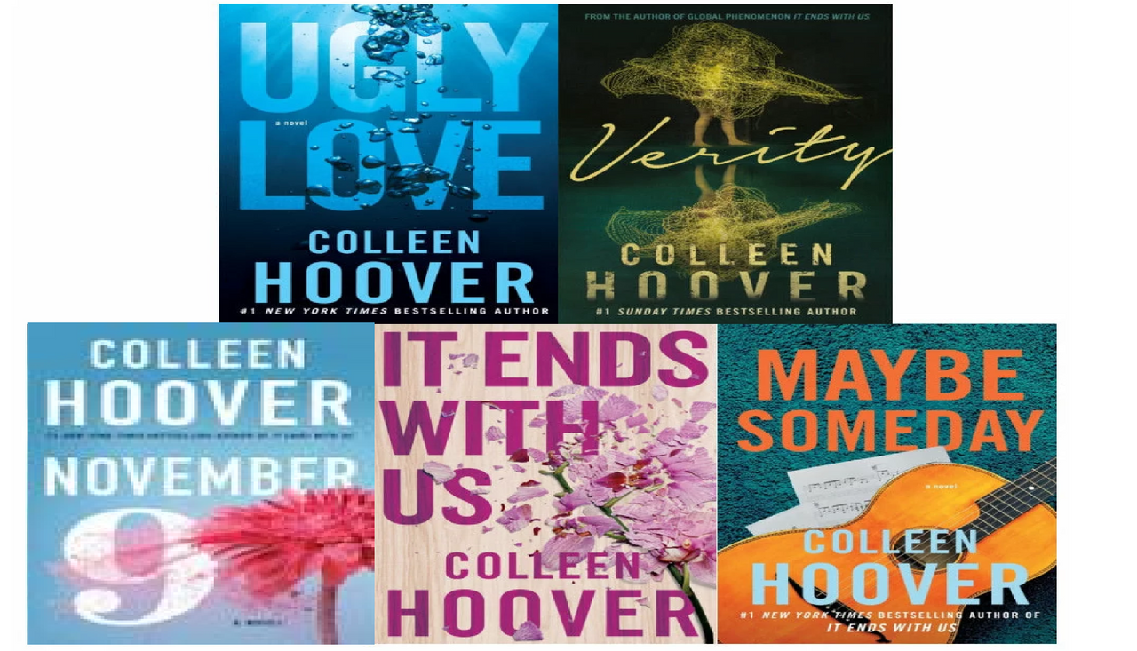 Colleen Hoover Collection 5 Books Set (verity, November 9, Maybe 