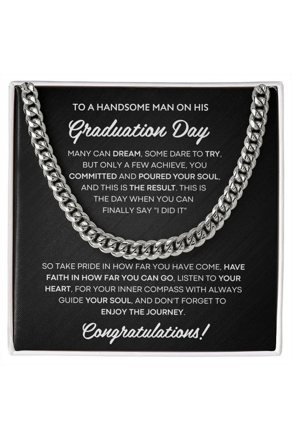 College 2025 Graduation Gifts For Him with Heart Touching Message Card and Gift Box, Men Inspirational Gift, Cool High School Master Graduation Gifts Son, Grandson, Brother, Friend