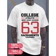 thumbnail image 1 of Greenink College 633 Tee men's white 180G Cotton Regular fit,everyday comfort,relaxed and urban style Funny Unisex Shirt Printed tshirts Unique Design Unisex Shirt Cott, 1 of 7