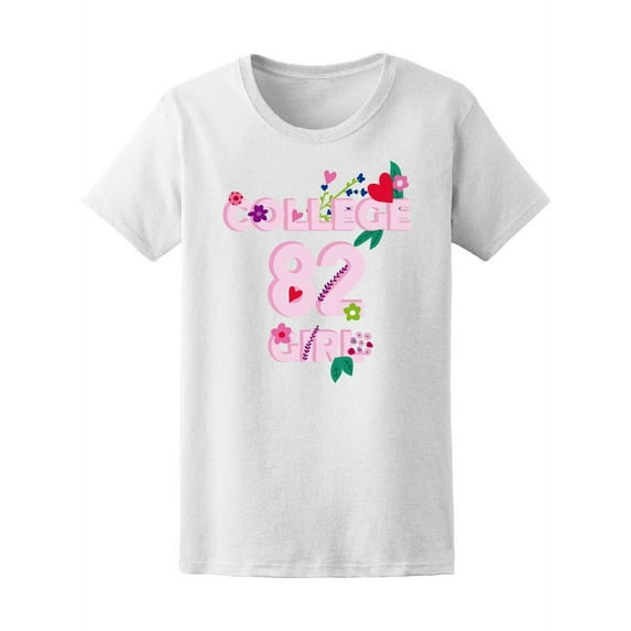 College 82 Girl Tee Women's - Women T-Shirt, Xtra Large