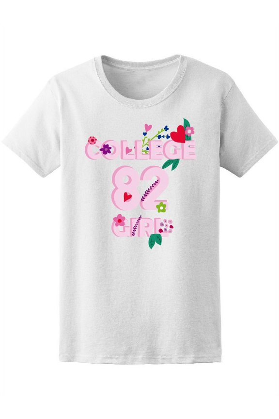 College 82 Girl Tee Women's - Women T-Shirt, Xtra Large