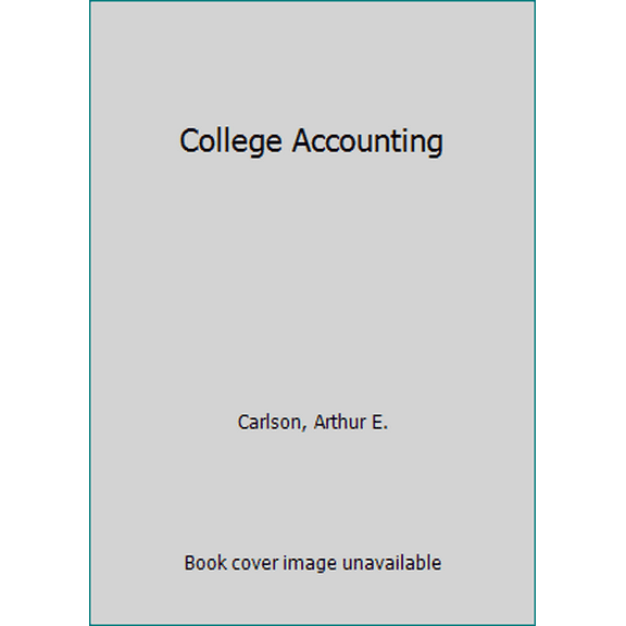 Pre-Owned College Accounting (Hardcover) 0538018003 9780538018005