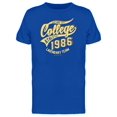 thumbnail image 1 of College Ahtletic 1986 Graphic Tee Men's -Image by Shutterstock, 1 of 2