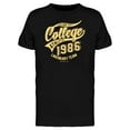 thumbnail image 1 of College Ahtletic 1986 Graphic Tee Men's -Image by Shutterstock, 1 of 2