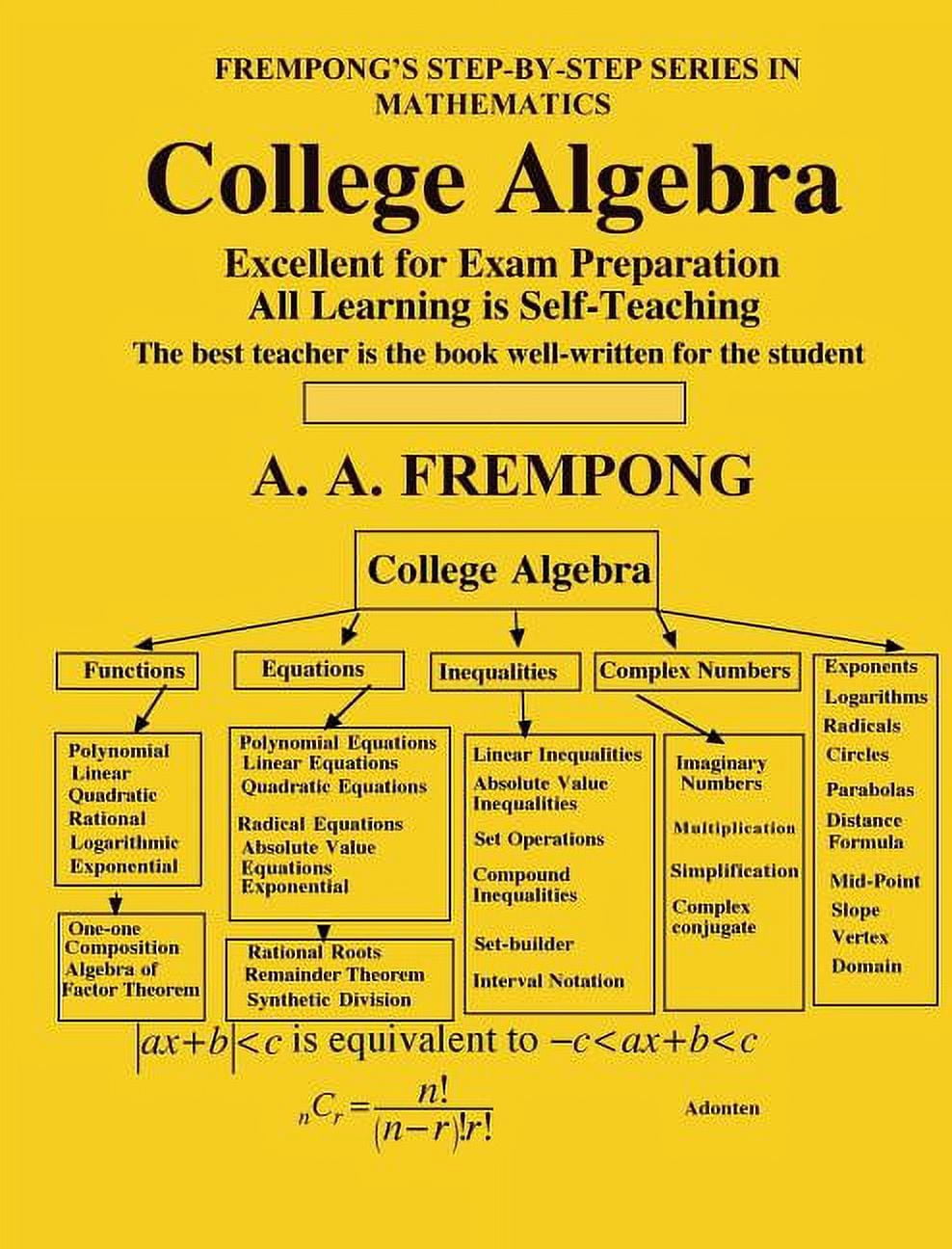 College Algebra, (Hardcover) - Walmart.com