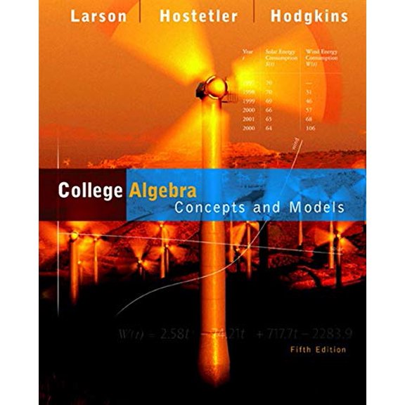 Pre-Owned College Algebra: Concepts and Models (Hardcover) 061849281X 9780618492817