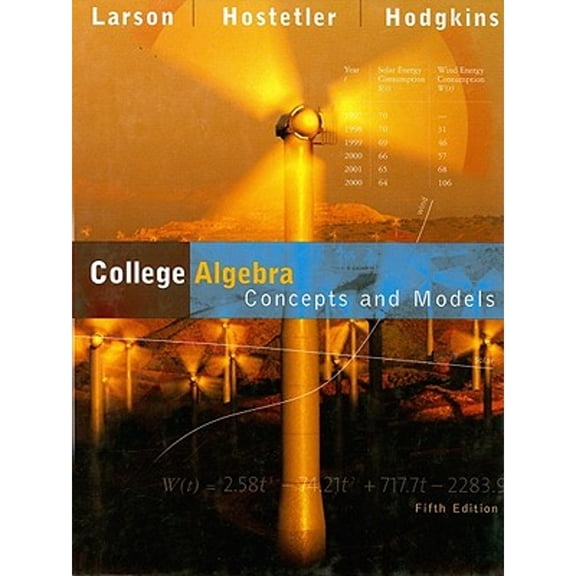 Pre-Owned College Algebra: Concepts and Models (Hardcover) 061849281X