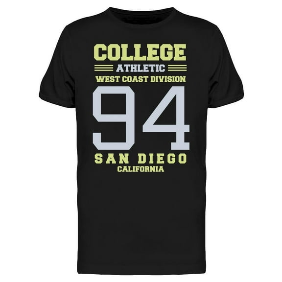 College Athletic 94 San Diego T-Shirt Men -Image by Shutterstock, Male Small