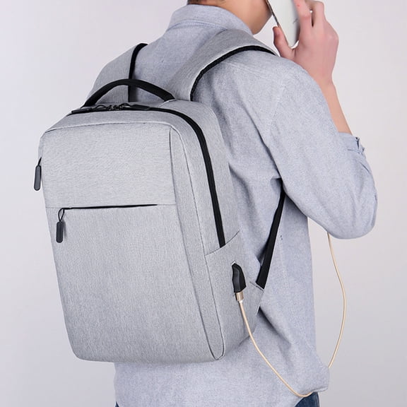 College Backpack,Gym Backpack,16.5IN Travel Pouch For Game Console Discs/digital Versions And Controllers For Game Consoles, Controllers, Game Cards, And Accessories(Gray)