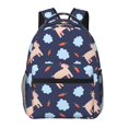 College Backpack for School Cartoon Funny Cute Goat Radish Casual