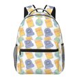 College Backpack for School Math book globe Casual Laptop Backpack