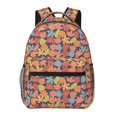 College Backpack for School Multicolor maple leaves Casual Laptop