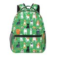 College Backpack for School colorful Dog Puppy Casual Laptop Backpack
