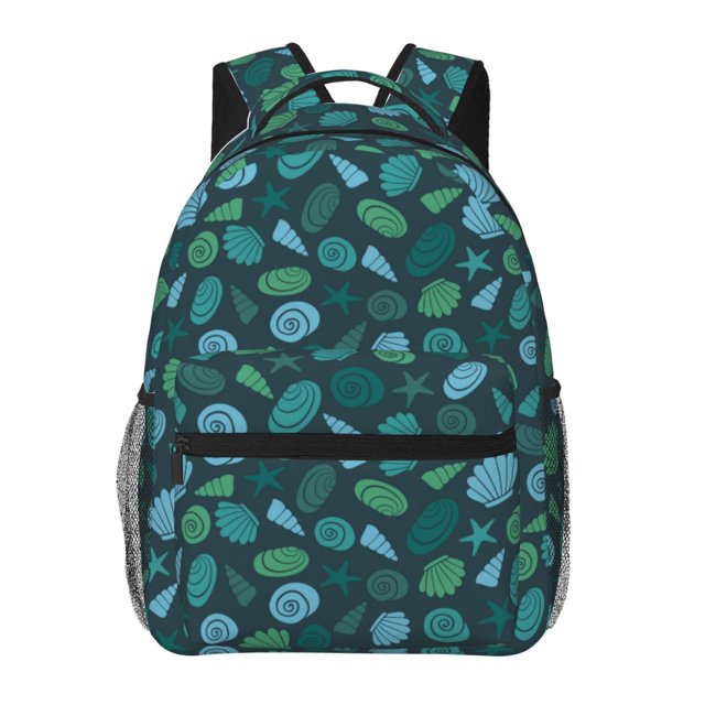 College Backpack for School cute shells starfish Casual Laptop