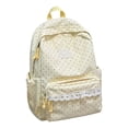 thumbnail image 1 of College Backpack Water Resistent Business Backpack Book Bag Backpack For Women Aesthetic Backpack Classroom Bookbag Classroom Supplies Travel Back Pack Yellow, 1 of 9