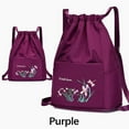 thumbnail image 1 of College Backpacks, Foldable Drawstring Large Capacity Embroidered Backpack, Drawstring Backpack for Women Travel Backpack, Backpacks for School, 1 of 9