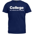 thumbnail image 1 of College: Blurriest 4 Years T-Shirt - X-Large, 1 of 1