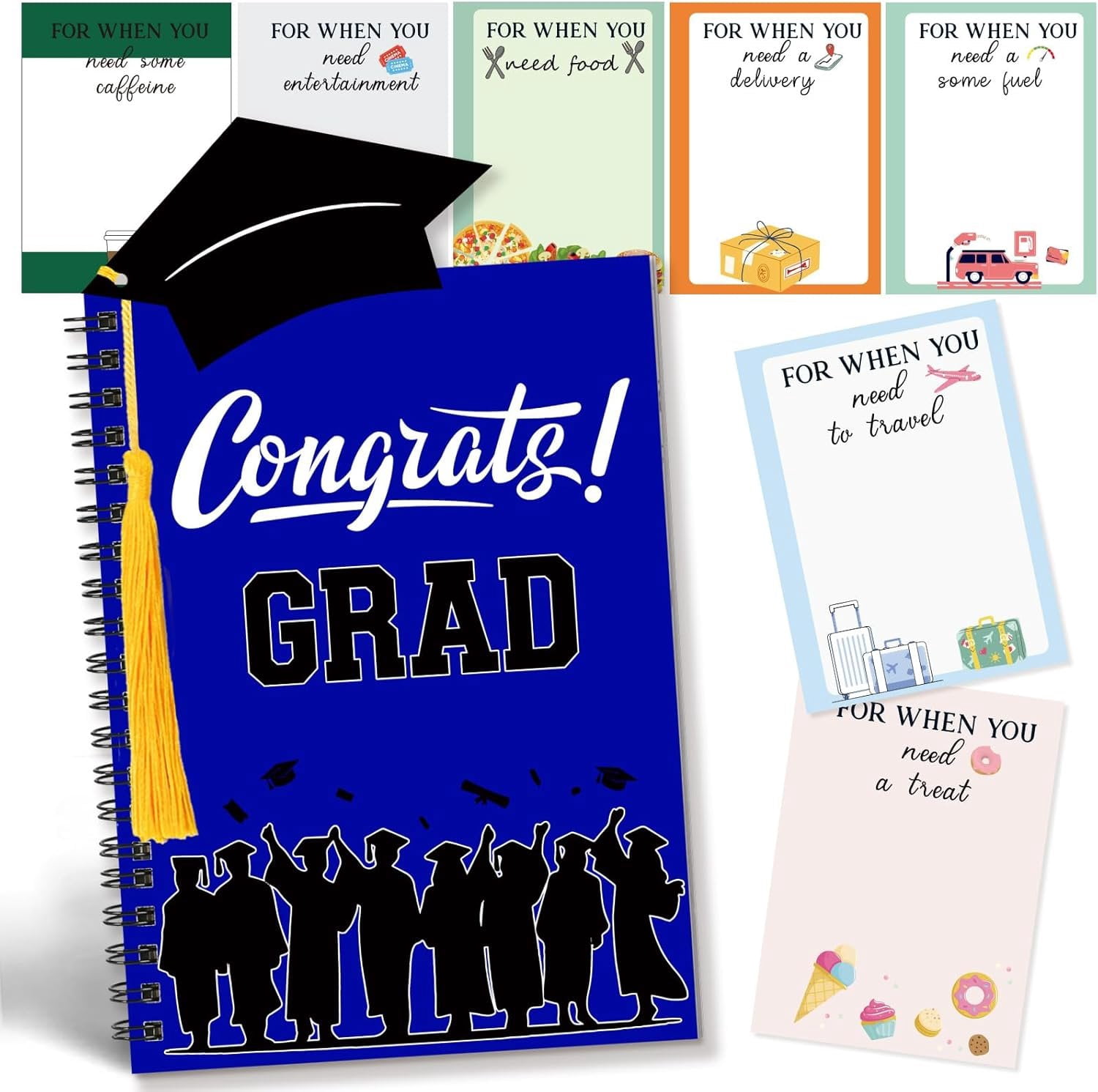 College Card Book Graduation Card Book 7 x 5 Inch 2026 Congrats Grad ...