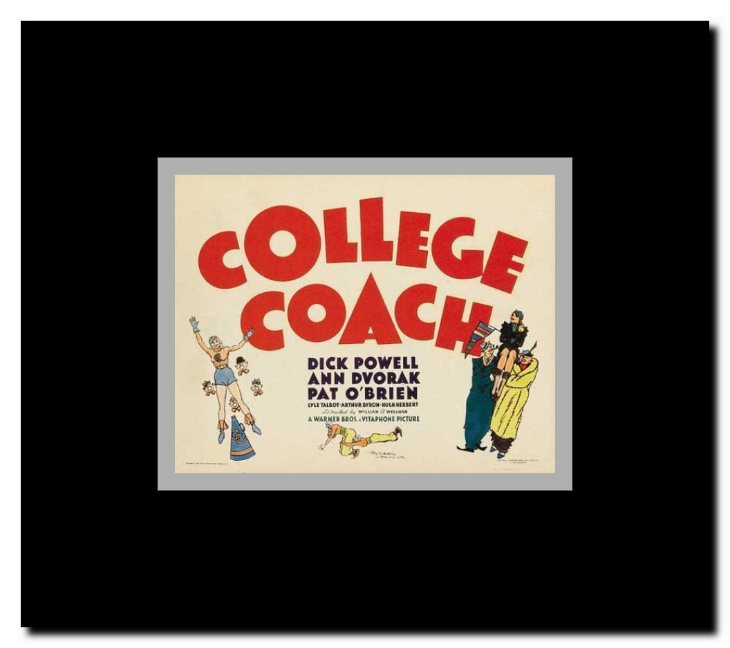 College Coach Framed Movie Poster
