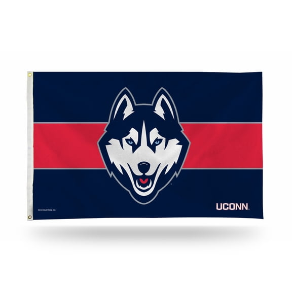 College Connecticut 3' x 5' Banner Flag - Single Sided - Indoor or Outdoor - Home Dcor Made By Rico Industries