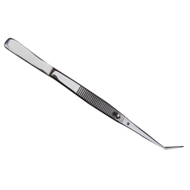 317 College Cotton Dental Tweezers Set - 5 Pack Surgical Orthodontic Tools With Curved Tips