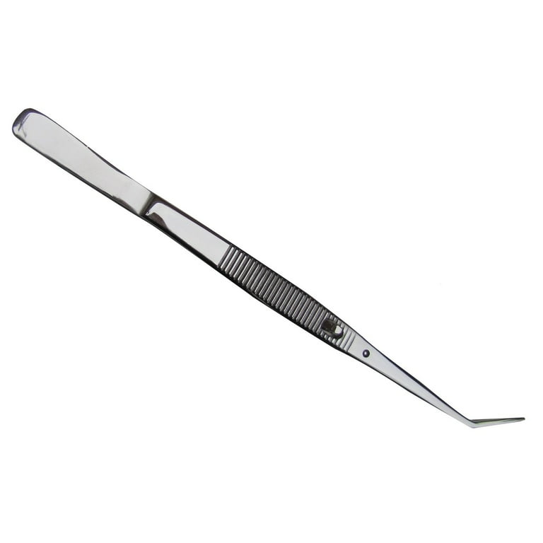 College Cotton Dental Tweezer w/ Curved Plier Tip College Cotton Dental Tweezer w/ Curved Plier Tip