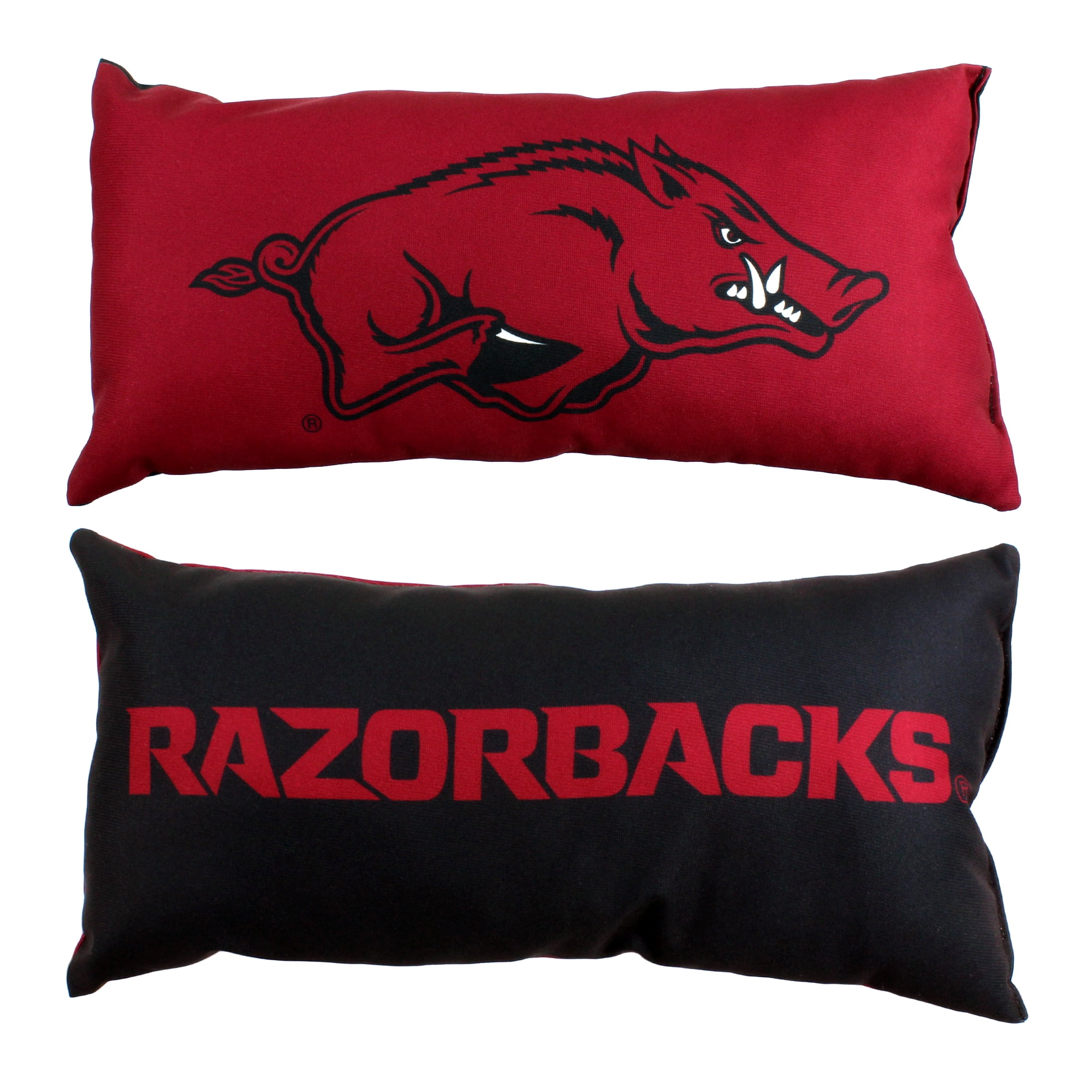 College Covers 16" x 6" Arkansas Razorbacks Polyester Bolster Pillow