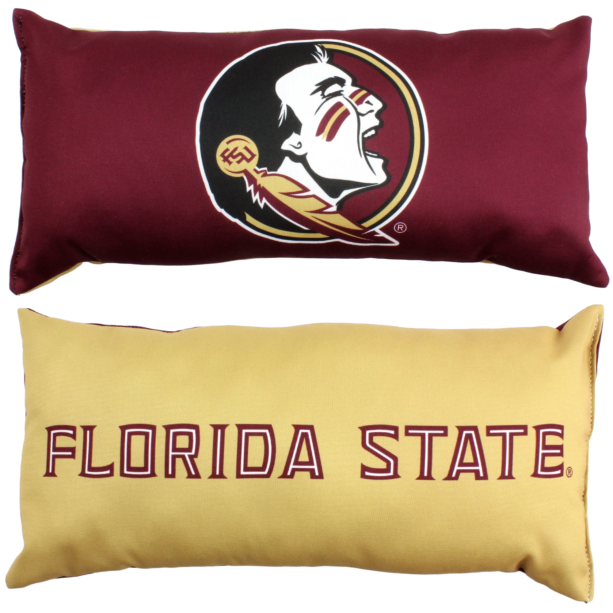College Covers 16" x 6" Florida State Seminoles Polyester Bolster Pillow