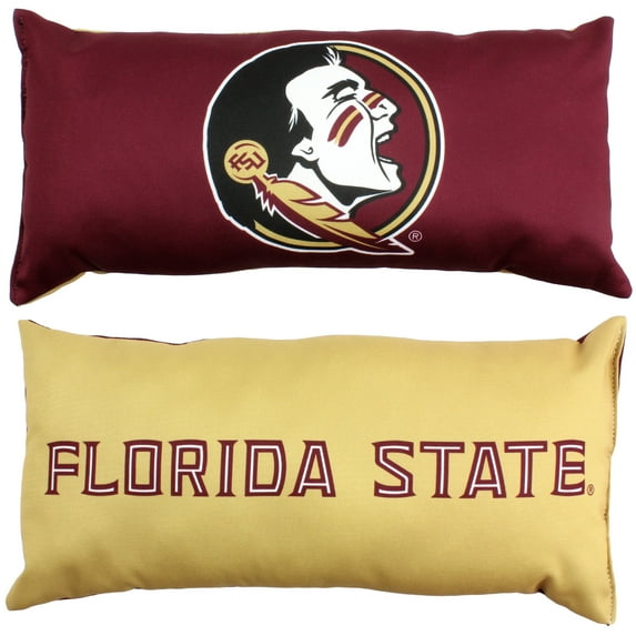 College Covers 16" x 6" Florida State Seminoles Polyester Bolster Pillow