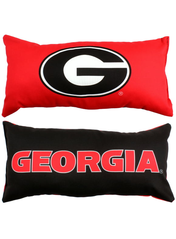 College Covers 16" x 6" Georgia Bulldogs Polyester Bolster Pillow