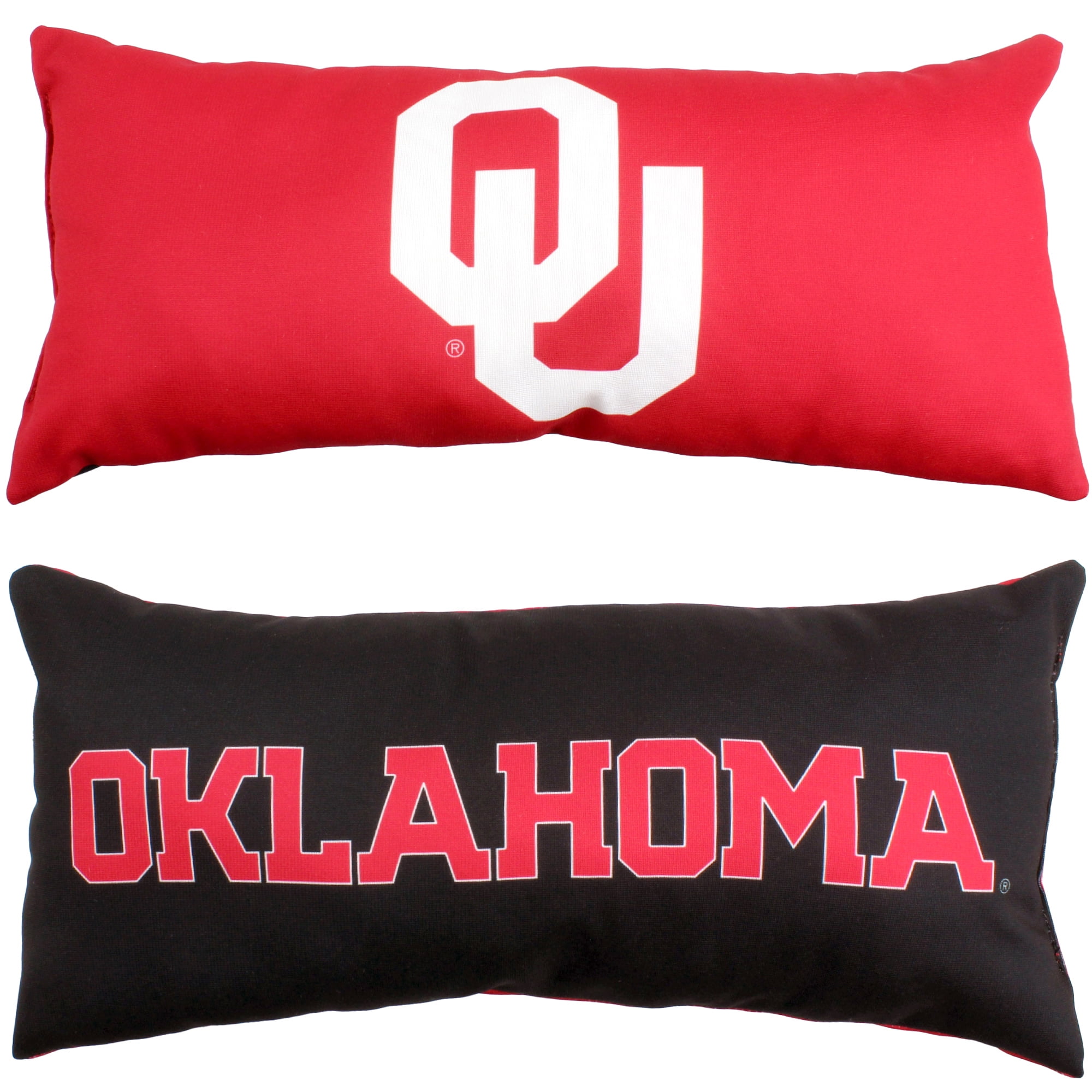 College Covers 16" x 6" Oklahoma Sooners Polyester Bolster Pillow
