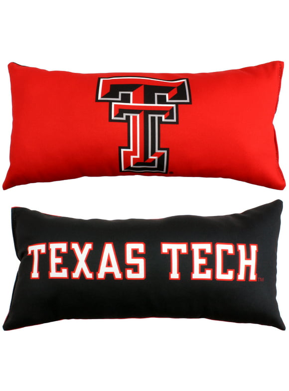College Covers 16" x 6" Texas Tech Red Raiders Polyester Bolster Pillow