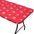 thumbnail image 1 of College Covers Alabama Crimson Tide Tailgate Fitted Tablecloth, 72" x 30", 6 ft Table Cover, 1 of 9
