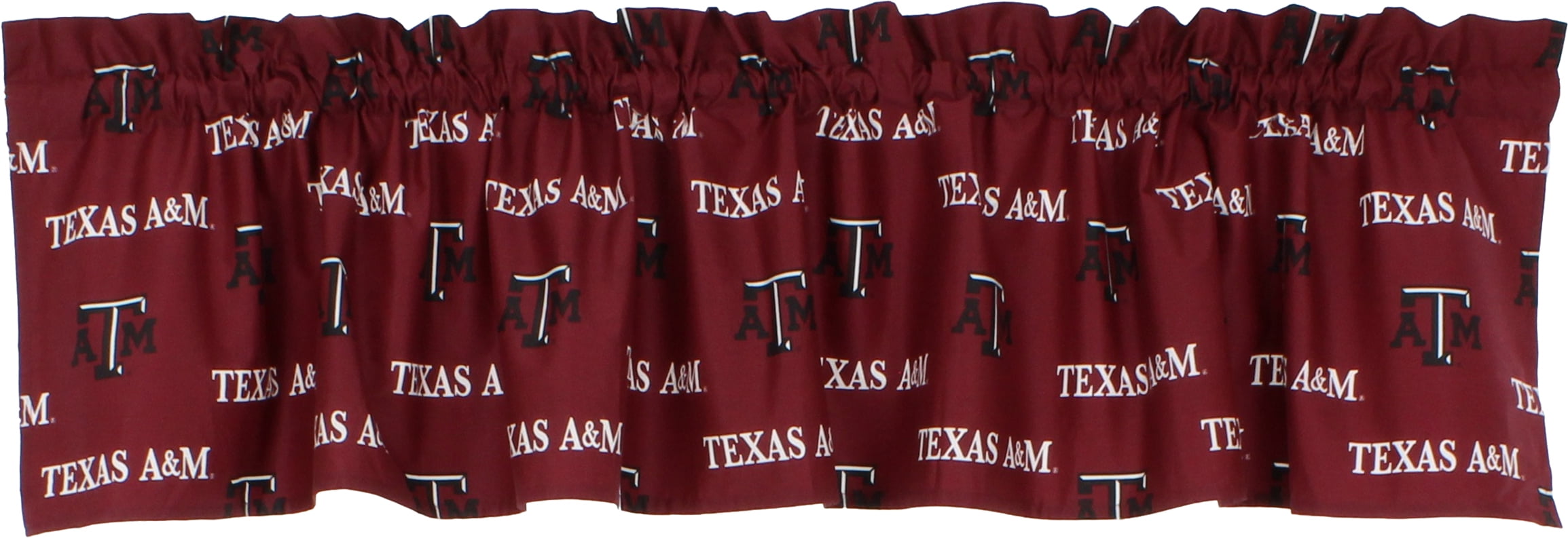 College Covers Curtain Valance, 84 in x 15 in, Texas A&M Aggies 84 in x 15 in Texas A&m Aggies