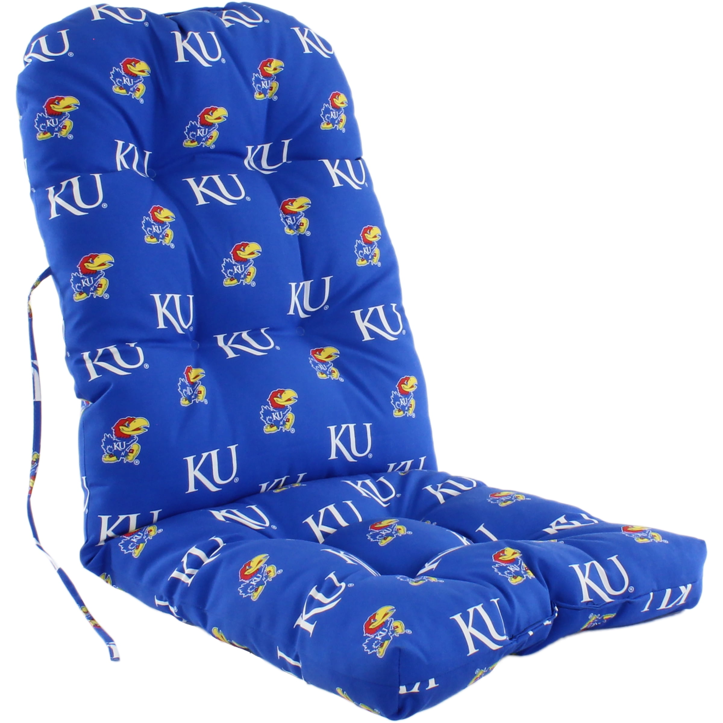 College Covers Everything Comfy Kansas Jayhawks Patio Adirondack Chair Cushion