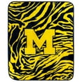 thumbnail image 1 of College Covers Everything Comfy Michigan Wolverines Soft Raschel Throw Blanket, 60" x 50", 1 of 6