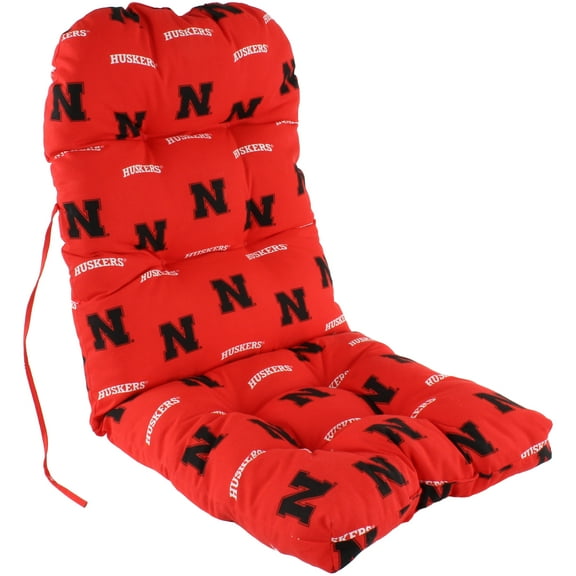 College Covers Everything Comfy Nebraska Cornhuskers Patio Adirondack Chair Cushion