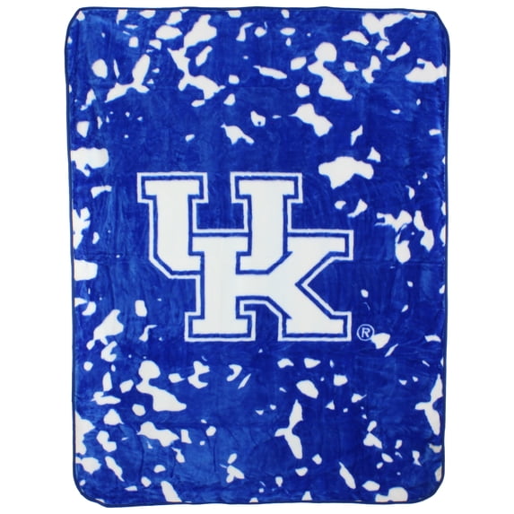 College Covers Kentucky Wildcats Huge Raschel Throw Blanket, Bedspread, 86" x 63"