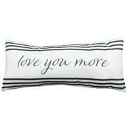 College Covers Love You More Double Sided Decorative Pillow 16"x8" Small