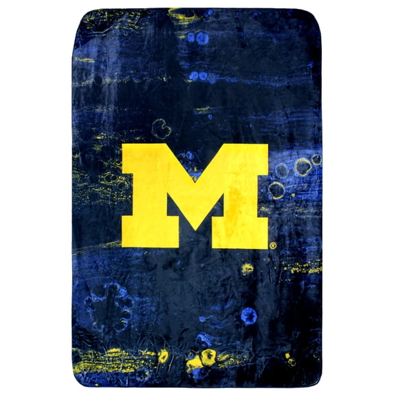 College Covers Michigan Wolverines Sublimated Soft Throw Blanket, 42" x 60"
