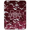 thumbnail image 1 of College Covers Mississippi State Bulldogs Huge Raschel Throw Blanket, Bedspread, 86" x 63", 1 of 9