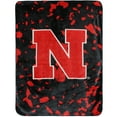 thumbnail image 1 of College Covers Nebraska Cornhuskers Huge Raschel Throw Blanket, Bedspread, 86" x 63", 1 of 7
