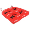thumbnail image 1 of College Covers Nebraska Cornhuskers Patio Seat D Cushion 20" x 20", 2 Tie Backs, 1 of 3
