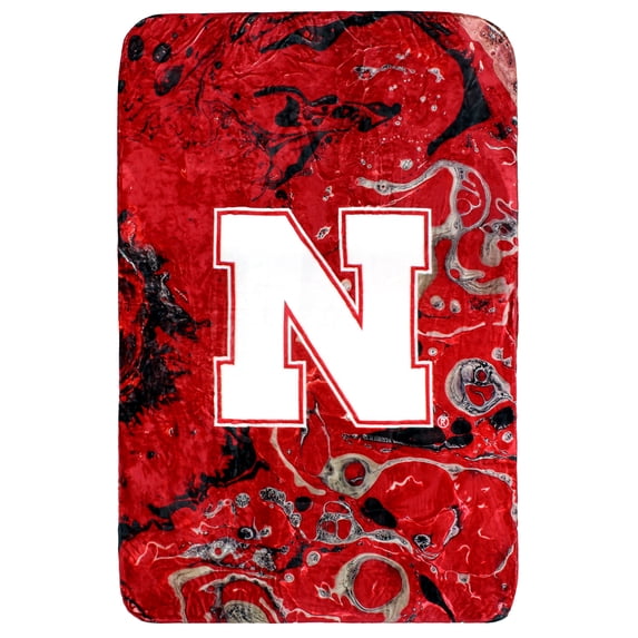 College Covers Nebraska Cornhuskers Sublimated Soft Throw Blanket, 42" x 60"